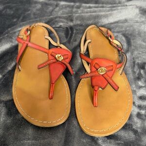 Coach Leather Coral Thong Women's Sandals